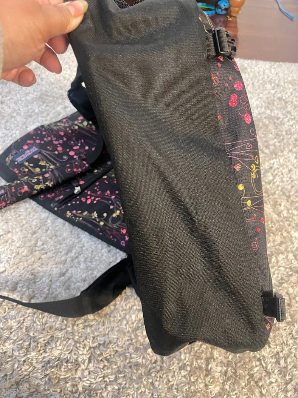 JanSport Floral Messenger Laptop Bag Coquette Y2K College Aesthetic
